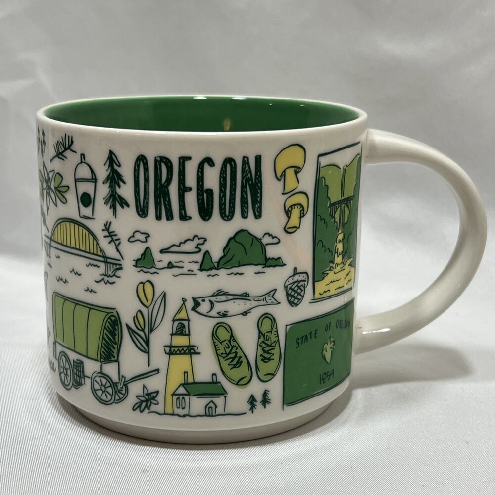 Starbucks Been There Series Oregon Mug Cup Across The Globe Collection 14oz 2018